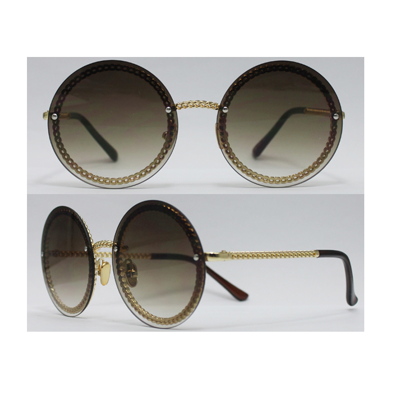 Unisex-Metall-Sonnenbrille mit Metallrahmen, UV-400-Schutzglas, OEM-Bestellungen sind willkommen